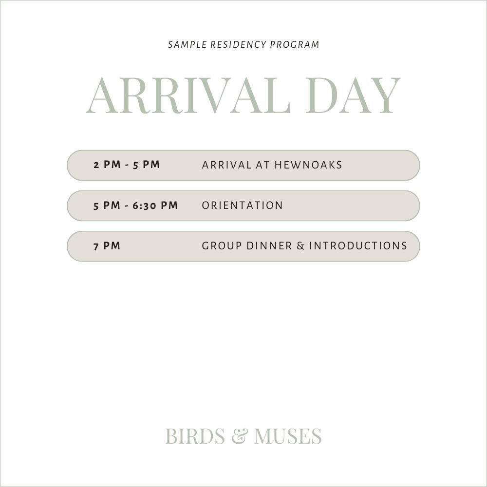 Sample Program Birds & Muses - 1