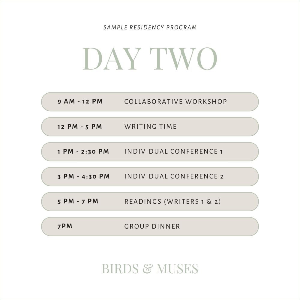 Sample Program Birds & Muses - 2
